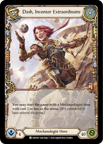 Image for Dash, Inventor Extraordinaire (CRU098) (Crucible of War) - Flesh and Blood TCG