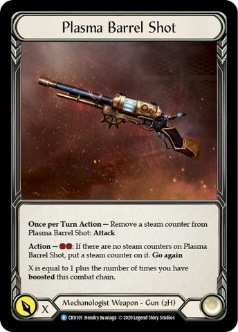 Image for Plasma Barrel Shot (CRU101) (Crucible of War) - Flesh and Blood TCG