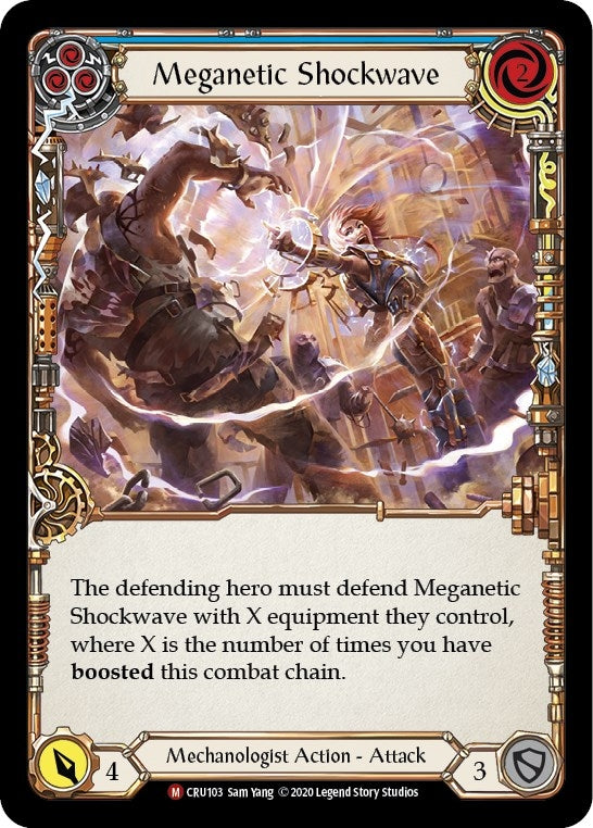 Image for Meganetic Shockwave (CRU103) (Crucible of War) - Flesh and Blood TCG