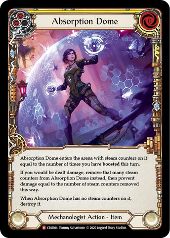 Image for Absorption Dome (CRU104) (Crucible of War) - Flesh and Blood TCG