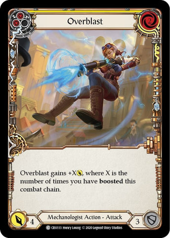 Image for Overblast (Yellow) (CRU113) (Crucible of War) - Flesh and Blood TCG
