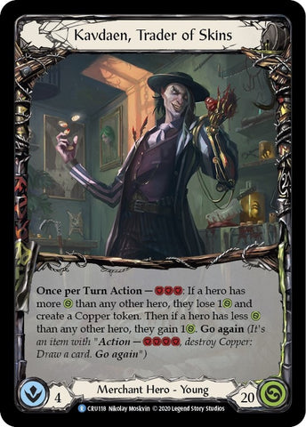 Image for Kavdaen, Trader of Skins (CRU118) (Crucible of War) - Flesh and Blood TCG