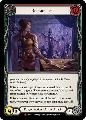 Image for Remorseless (CRU123) (Crucible of War) - Flesh and Blood TCG