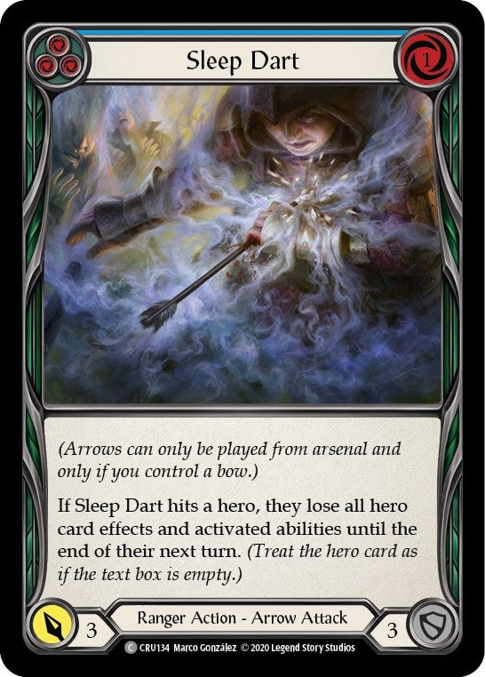 Image for Sleep Dart (Blue) (CRU134) (Crucible of War) - Flesh and Blood TCG