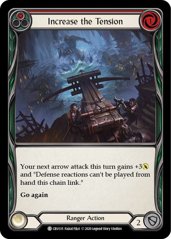 Image for Increase the Tension (Red) (CRU135) (Crucible of War) - Flesh and Blood TCG