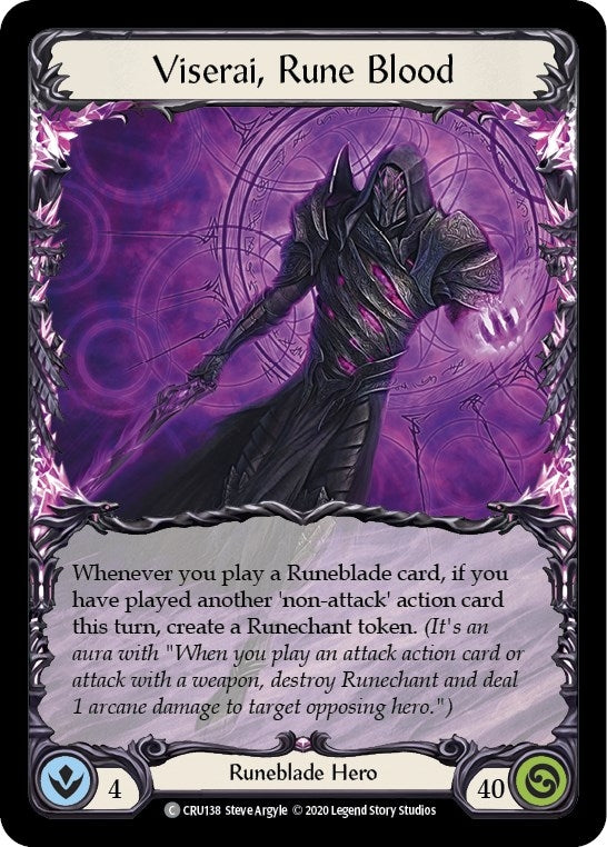 Image for Viserai, Rune Blood (CRU138) (Crucible of War) - Flesh and Blood TCG
