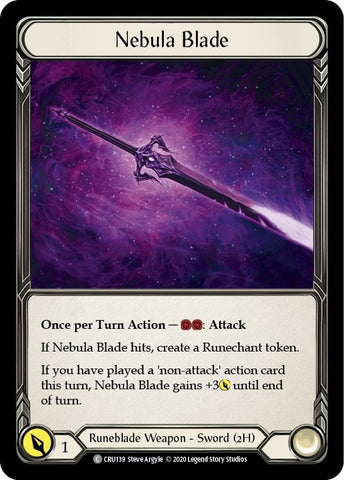 Image for Nebula Blade (CRU139) (Crucible of War) - Flesh and Blood TCG