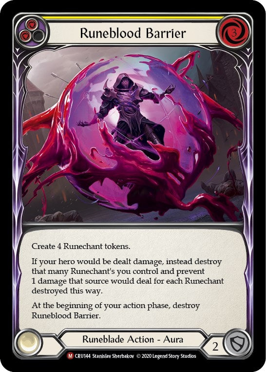 Image for Runeblood Barrier (CRU144) (Crucible of War) - Flesh and Blood TCG