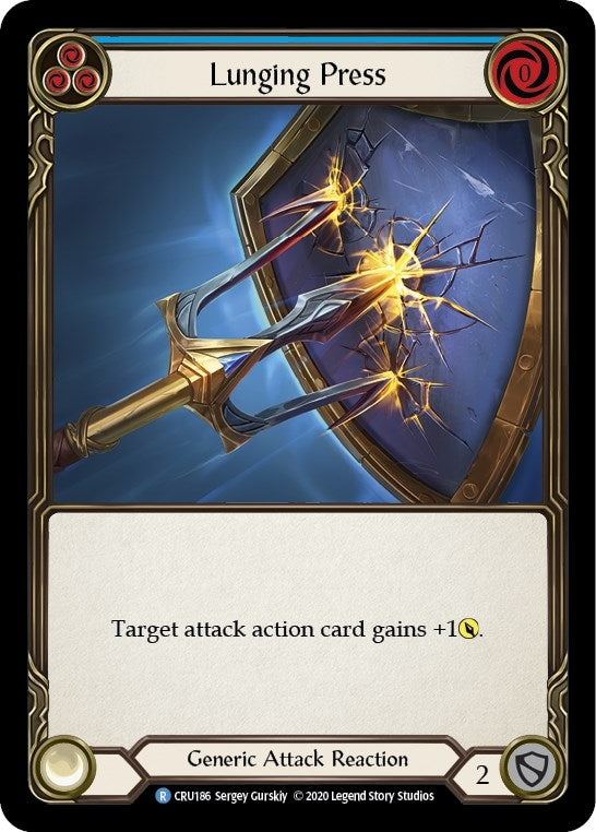 Image for Lunging Press (CRU186) (Crucible of War) - Flesh and Blood TCG