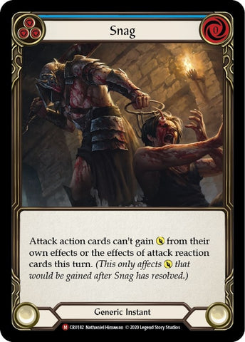 Image for Snag (CRU182) (Crucible of War) - Flesh and Blood TCG