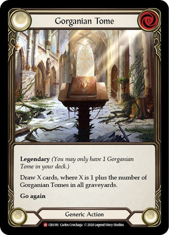 Image for Gorganian Tome (CRU181) (Crucible of War) - Flesh and Blood TCG