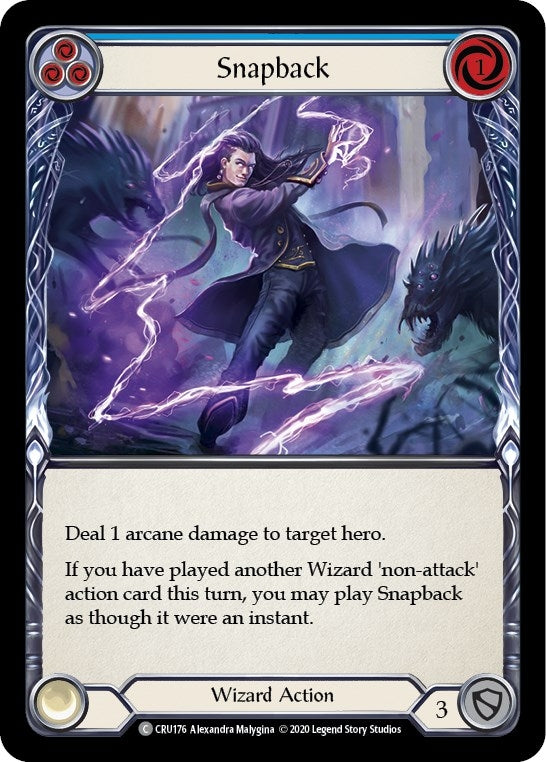 Image for Snapback (Blue) (CRU176) (Crucible of War) - Flesh and Blood TCG