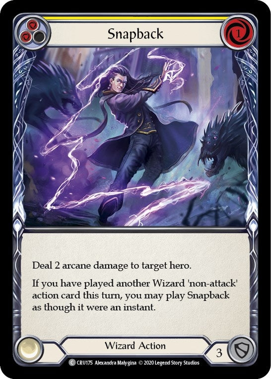 Image for Snapback (Yellow) (CRU175) (Crucible of War) - Flesh and Blood TCG