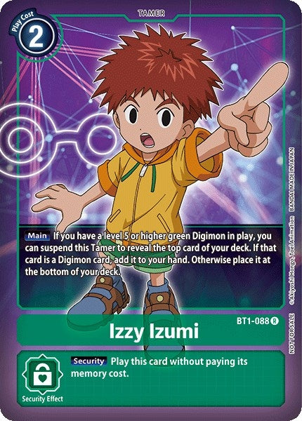 Izzy Izumi [BT1-088] (Buy-A-Box Promo) [Release Special Booster Ver.1.0 Promos]