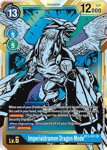 Imperialdramon Dragon Mode [BT3-031] (Alternate Art) [Release Special Booster Ver.1.5]