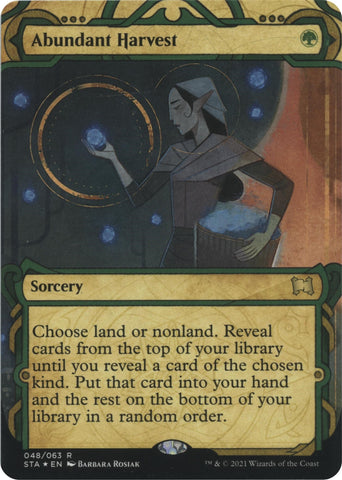 Abundant Harvest (Etched Foil) [Strixhaven Mystical Archive]