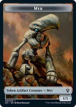 Myr // Treasure Token [Commander 2021 Tokens]