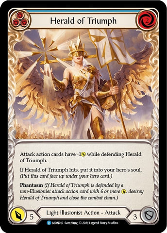 Herald of Triumph (Blue) [MON010] (Monarch) 1st Edition Normal