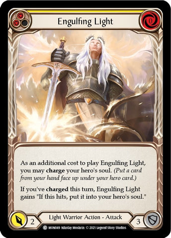 Engulfing Light (Yellow) [MON049-RF] (Monarch) 1st Edition Rainbow Foil