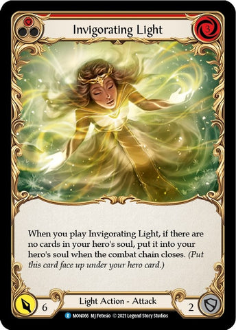 Invigorating Light (Red) [MON066] (Monarch)  1st Edition Normal