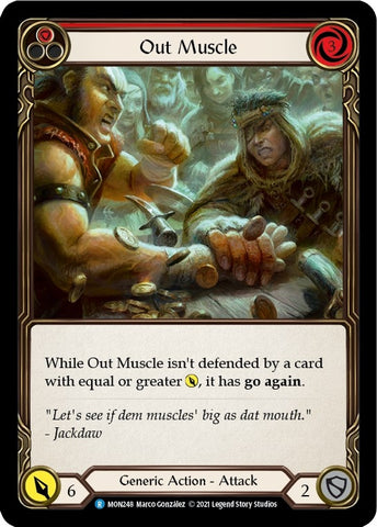 Out Muscle (Red) [MON248-RF] (Monarch) 1st Edition Rainbow Foil