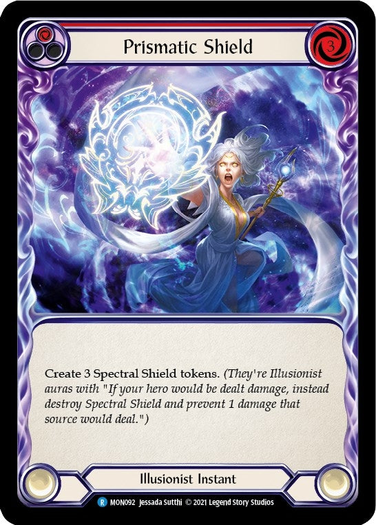 Prismatic Shield (Red) [MON092] (Monarch) 1st Edition Normal