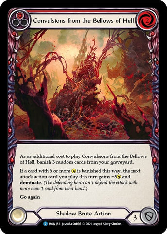 Convulsions from the Bellows of Hell (Red) [U-MON132-RF] (Monarch Unlimited) Unlimited Rainbow Foil