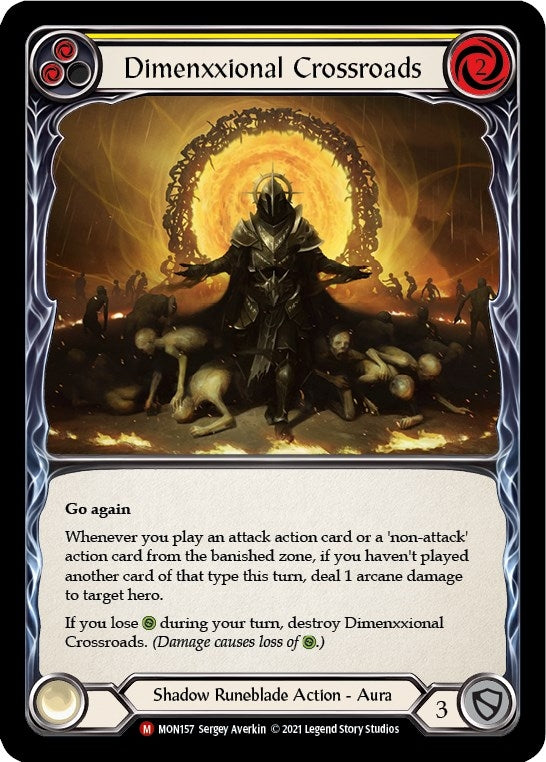 Dimenxxional Crossroads [U-MON157-RF] (Monarch Unlimited) Unlimited Rainbow Foil