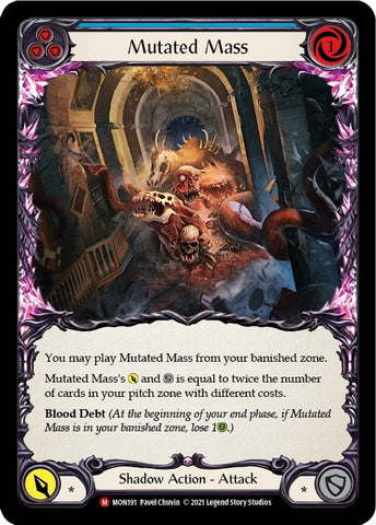 Mutated Mass [MON191] (Monarch) 1st Edition Normal