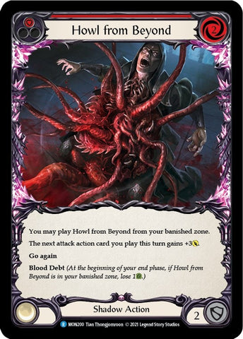 Howl from Beyond (Red) [MON200] (Monarch) 1st Edition Normal