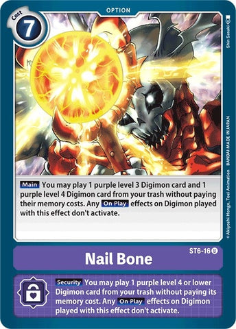 Nail Bone [ST6-16] [Starter Deck: Venomous Violet]