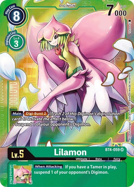 Lilamon [BT4-059] (Alternate Art) [Great Legend]