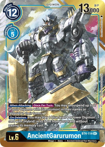 AncientGarurumon [BT4-114] (Alternate Art) [Great Legend]