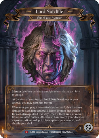 Lord Sutcliffe [CHN002] [Monarch Chane Blitz Deck]