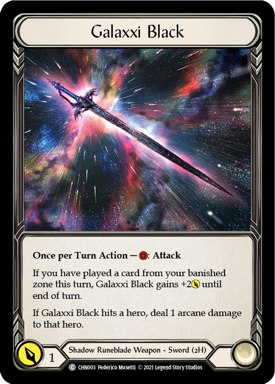 Galaxxi Black [CHN003] (Monarch Chane Blitz Deck)