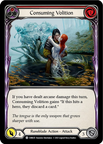 Consuming Volition (Red) [CHN025] (Monarch Chane Blitz Deck)