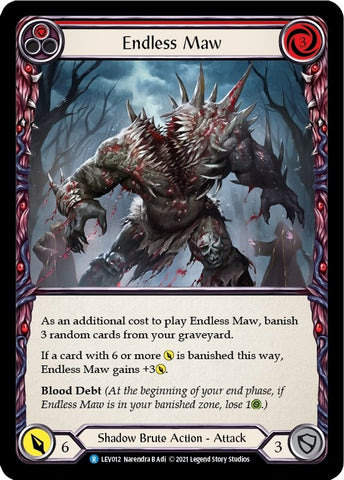 Endless Maw (Red) [LEV012] (Monarch Levia Blitz Deck)