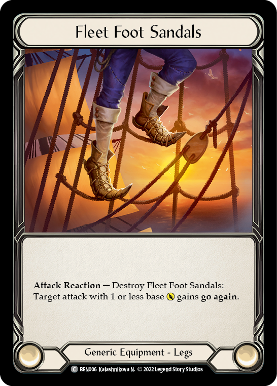 Fleet Foot Sandals [BEN006] [Outsiders Benji Blitz Deck]