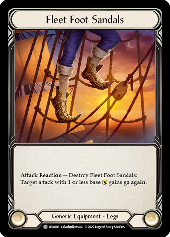 Fleet Foot Sandals [BEN006] [Outsiders Benji Blitz Deck]