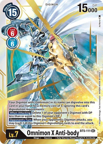 Omnimon X Anti-body [BT5-111] [Battle of Omni]