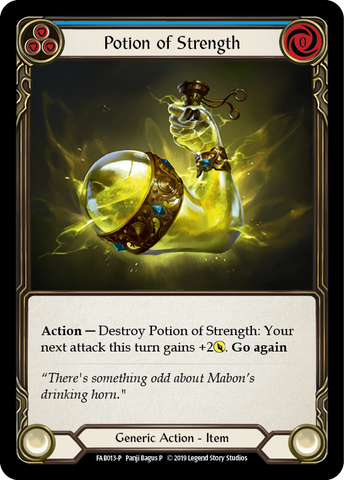 Potion of Strength [FAB013-P] (Promo) 1st Edition Cold Foil