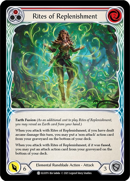 Image for Rites of Replenishment (Red) (ELE079) (Tales of Aria) - Flesh and Blood TCG