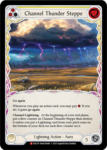 Image for Channel Thunder Steppe (ELE175) (Tales of Aria) - Flesh and Blood TCG