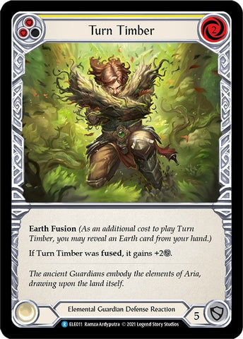 Turn Timber (Yellow) (ELE011) [Tales of Aria]