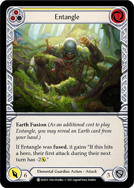 Image for Entangle (Yellow) (ELE014) (Tales of Aria) - Flesh and Blood TCG