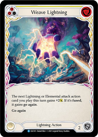 Weave Lightning (Yellow) (ELE181) [Tales of Aria]