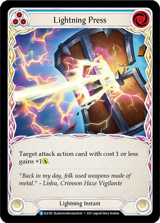 Lightning Press (Blue) (ELE185) [Tales of Aria]