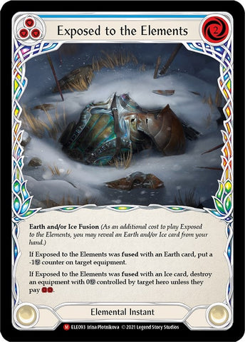 Image for Exposed to the Elements (ELE093) (Tales of Aria) - Flesh and Blood TCG