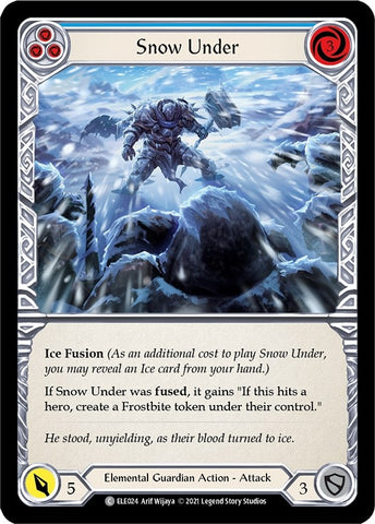 Image for Snow Under (Blue) (ELE024) (Tales of Aria) - Flesh and Blood TCG