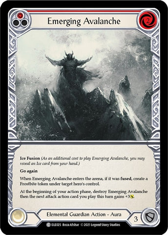 Image for Emerging Avalanche (Red) (ELE025) (Tales of Aria) - Flesh and Blood TCG